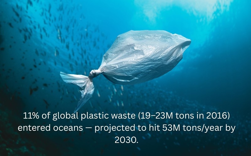 Plastic pollution in the ocean