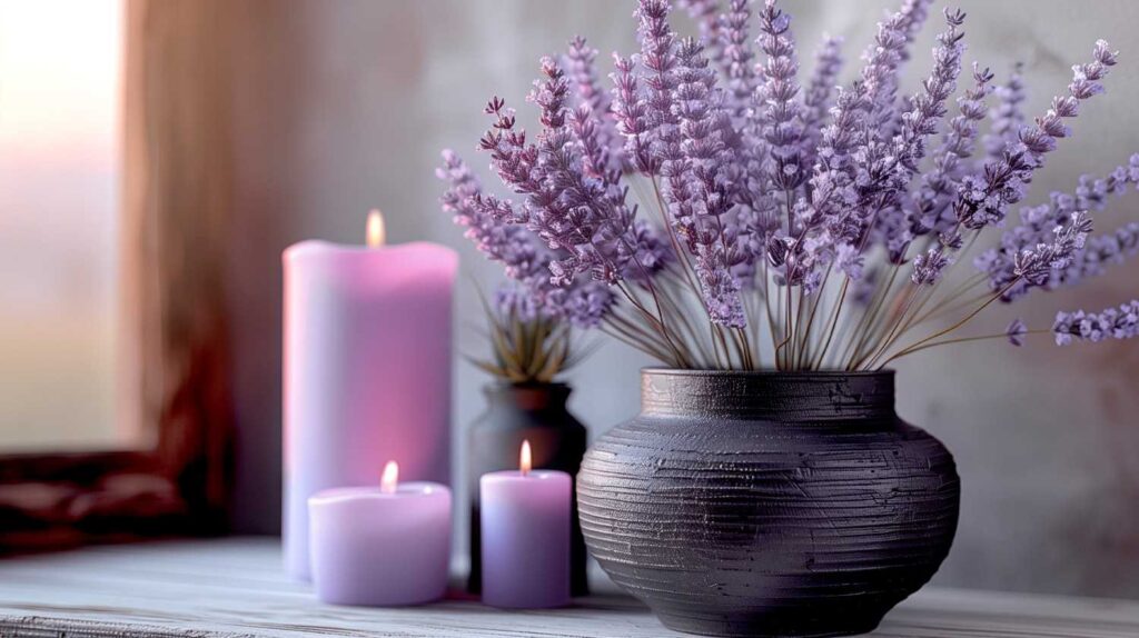 lavender aromatherapy candles